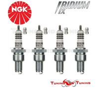 KIT 4 CANDELE NGK IRIDIUM BR8EIX PER KAWASAKI LTD 700 SHAFT 1984 84 1985 85