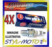 KIT 4 CANDELE NGK IRIDIUM SPARK PLUG CR9EIX YAMAHA FZ6 SAHG 5S2... 600 2007