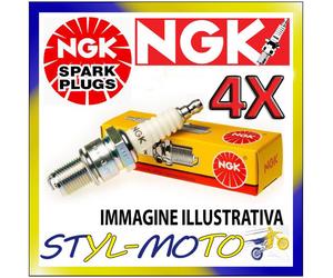 KIT 4 CANDELE NGK SPARK PLUG B6ES ARIEL Square Four Mk II alloy 1000