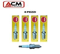 KIT 4 CANDELE NUOVE ORIGINALI NGK DCPR7E-N-10 ALFA ROMEO FIAT LANCIA MOTO