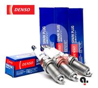 Kit 4 Candele Originali DENSO Per Peugeot 206 307 308 Citroen C4 C5 1.6 2.0 16v