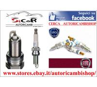 KIT 4 CANDELE NGK 1691 ZKR7A-10 LANCIA MUSA YPSILON 1.2 1.4 BENZINA