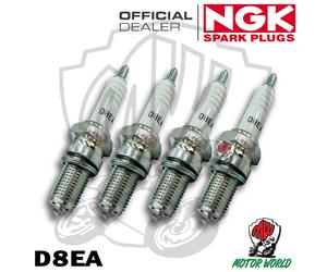 KIT 4 CANDELE SPARK PLUG NGK D8EA BENELLI 354 Sei 1980 IN POI