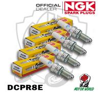 KIT 2 CANDELE ACCENSIONE NGK DCPR8E 4339 PER FIAT PUNTO 1.0 DUCATI MONSTER 600