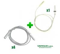 KIT 4 CANDELETTE ACCENSIONE + CANDELETTA ACCENSIONE TRIPLA CORONA ARISTON