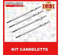 KIT 4 CANDELETTE BOSCH PER ALFA 159 BRERA 147 BRAVO II STILO 1.9 - 2.0 JTD