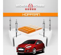 KIT 4 CANDELETTE DIESEL FIAT BRAVO II 1.9 MJTD 88KW 120CV DAL 2007 | GN097