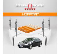 KIT 4 CANDELETTE MERCEDES CLASSE C 220 CDI W203 110KW 150CV 2005 -> GN003