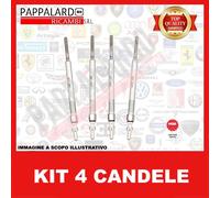 KIT 4 CANDELETTE NGK per JEEP Renegade Compass Cherokee 1.6 Multijet 2.0 2.2 CRD