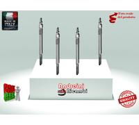 KIT 4 CANDELETTE PEUGEOT RANCH FURGONATO 1.6 HDI 66KW 90CV DAL 2006 -> GN047