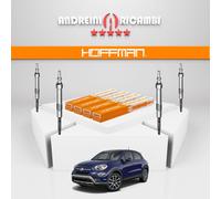 KIT 4 CANDELETTE xFIAT 500X 1.6 D MTJ 84KW 114CV 2017 -> GE114