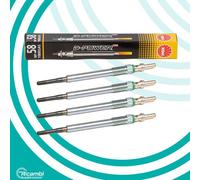 KIT 4 CANDELETTE Y8001AS 8904 NGK 5,0V M8 x 1,0 D-POWER 58 FIAT FORD PEUGEOT DS