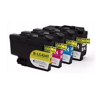 Kit 4 Cartucce Compatibili Brother LC-424 BK C M Y Non Originale 750 Pagine
