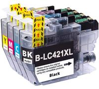 KIT 4 cartucce compatibili per BROTHER DCP-J1050DW DCP-J1140DW MFC-J1010DW 421