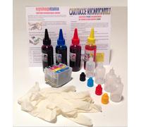 KIT CARTUCCE RICARICABILI AUTORESET PER EPSON STAMPANTE STAMPANTE STYLUS SX235W