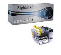 KIT 4 Cartucce LC421XL Compatibile per Brother DCP-J1050DW J1140DW MFC-J1010DW