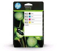 HP Confezione da 4 cartucce di inchiostro nero, ciano, magenta, giallo originali 953