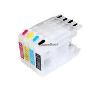 KIT 4 CARTUCCE RICARICABILI PER BROTHER LC-1240 NEW