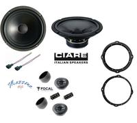Kit 4 Casse 20cm Ciare woofer Tweeter Focal Audi A3 8V Q5 R8 Seat Leon supp ant
