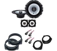 Kit 4 Casse ALPINE SXE-1725S + SXE-1025S per Fiat Bravo dal 2007 in poi con 2 Supporti Anteriori, 2 Supporti Posteriori e 4 Connettori