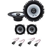 Kit 4 Casse ALPINE SXE-1725S + SXE-1325S per Citroen Xsara Picasso con 4 connettori