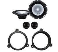 Kit 4 casse Alpine SXE-1750S Con 2 supporti, Compatibile Con Smart ForTwo/ForFour (453), Hyundai i10 Dal 2020, Mazda CX-5 dal 2017, CX-9 dal 2016, MX-5 Dal 2015 E Altri Modelli.