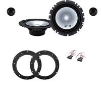 Kit 4 Casse ALPINE SXE-1750S per VW Golf V, New Beetle Cabriolet da 165mm con 2 Supporti Anteriori + 2 Connettori