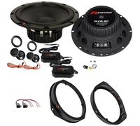 Kit 4 Casse Altoparlanti 2 Vie Woofer Tweeter Anteriore rx6.2c per Opel Corsa D