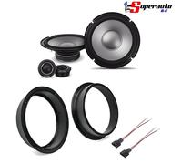 Kit 4 Casse Altoparlanti Alpine per Audi A5 8T Anteriori S2-S80C Woofer Tweeter