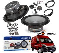 Kit 4 Casse Altoparlanti Alpine S2-S65C Anteriori per Fiat Ducato dal 2006