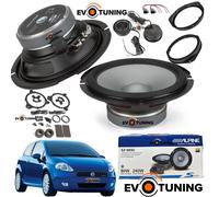 Kit 4 Casse Altoparlanti Alpine S2-S65C Anteriori per Fiat Grande Punto