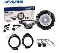 Kit 4 Casse Altoparlanti Alpine SXE-1750 Anteriori per Opel Crossland X dal 2017