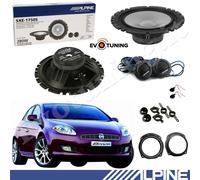 Kit 4 Casse Altoparlanti Alpine sxe-1750s Anteriori per Fiat Bravo II