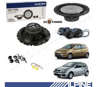 Kit 4 Casse Altoparlanti Alpine Sxe-1750S Anteriori per Fiat Punto 188