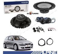 kit 4 Casse Altoparlanti ALPINE SXE1750S Anteriori OPEL CORSA C dal 2000