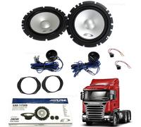 Kit 4 Casse Altoparlanti ALPINE SXE1750S Anteriori per Scania R dal 2004 al 2016