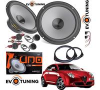 Kit 4 Casse Altoparlanti Anteriori 2 Vie HERTZ K 165 per Alfa MITO + Adattatori