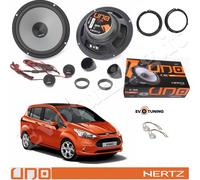 Kit 4 Casse Altoparlanti Anteriori 2 Vie Hertz K 165 per Ford B-Max dal 2013