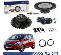 Kit 4 Casse Altoparlanti Anteriori Alpine per Opel Meriva A dal 2003>2010