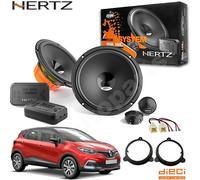 Kit 4 Casse Altoparlanti Anteriori Hertz DSK 165.3 per Renault Captur dal 2013