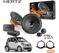 Kit 4 Casse Altoparlanti Anteriori Hertz DSK 165.3 per Smart ForTwo dal 2014