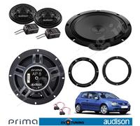 Kit 4 Casse Altoparlanti Audison AP8+AP1 Anteriori woofer 20 cm per VW Golf V 5
