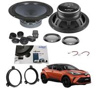Kit 4 Casse Altoparlanti Audison Apk 165 Anteriori per toyota C-Hr dal 2016-23
