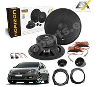 Kit 4 Casse Altoparlanti ESX HZ6.2C 3 Ohm Anteriori per Fiat Bravo dal 2006