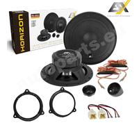 Kit 4 Casse Altoparlanti ESX HZ6.2C 3Ohm Anteriori per Dacia Lodgy dal 2012