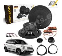 Kit 4 Casse Altoparlanti ESX HZ6.2C Anteriori per Fiat 500L dal 2012 3Ohm