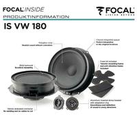 Kit 4 Casse Altoparlanti Focal IS VW180 Anteriori Custom Fit Volkswagen Arteon