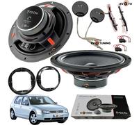 Kit 4 Casse Altoparlanti FOCAL ISU 200 mm Anteriori 20 cm per VW Golf IV 4