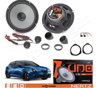 Kit 4 Casse Altoparlanti HERTZ Alfa Giulietta Anteriori 300W+Supporti Adattatori