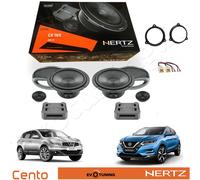 Kit 4 Casse Altoparlanti Hertz CK 165 Linea Cento Anteriori per Nissan Qashqai